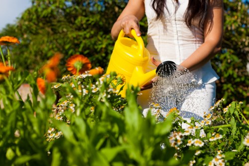 Eco-friendly gardening practices in an urban Brixton garden